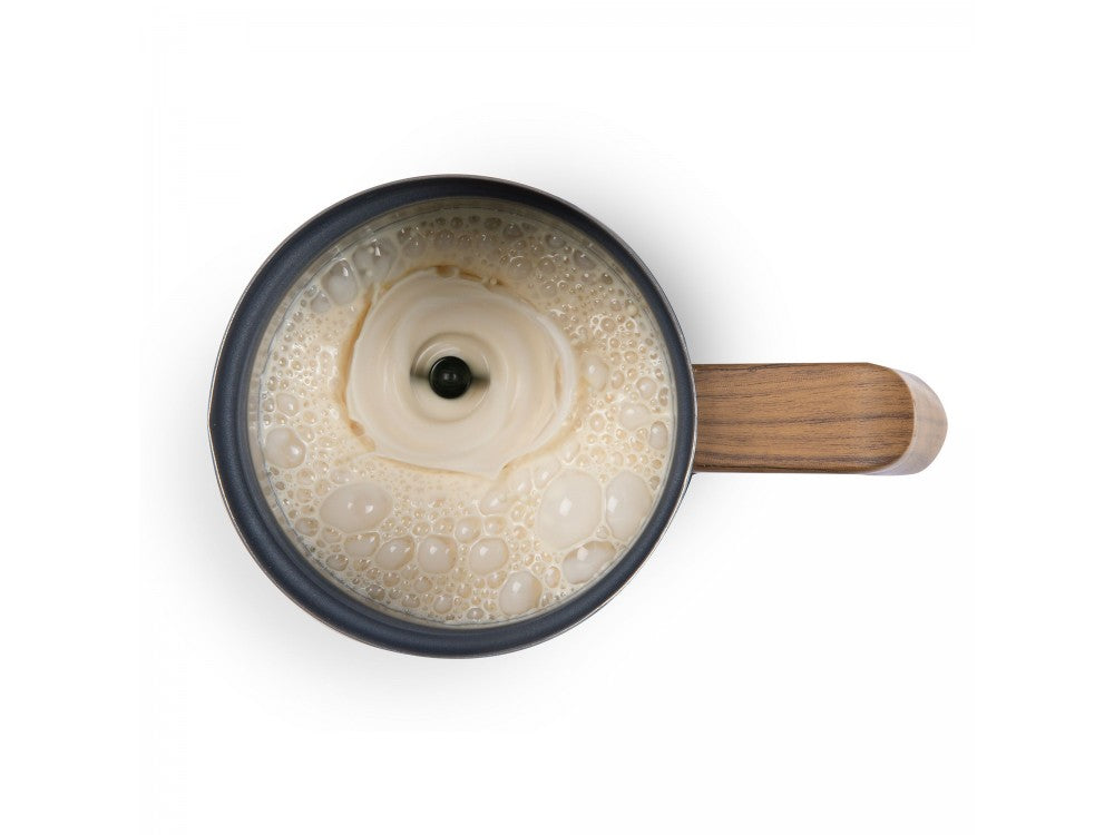 DOMO Wood You Milk Frother – Hot or Cold Foam, 150ml / 300ml, Matt Grey – view 11
