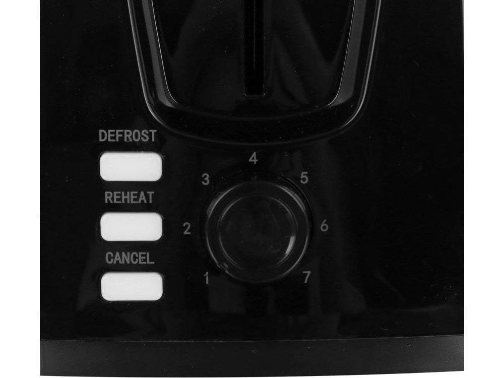 Emerio Toaster 2-Slice Extra Wide 750W – 7 Browning Levels, Auto-Eject, Crumb Tray, Black – view 11