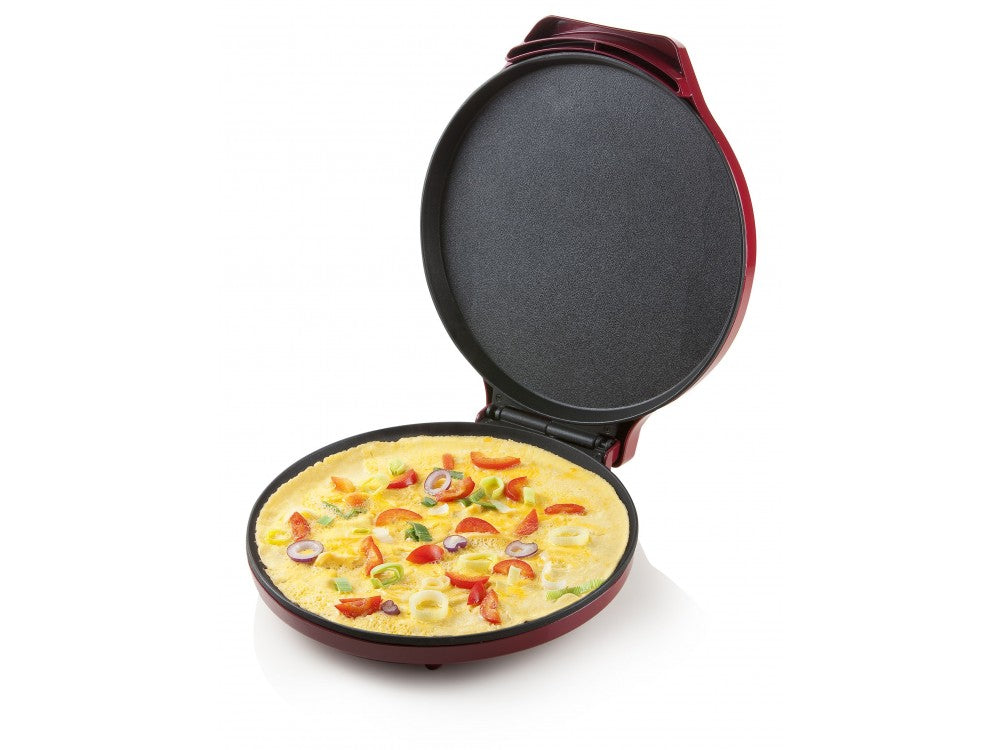 DOMO My Express Pizza Maker 1450W – 30cm Cast Iron, Red – view 11