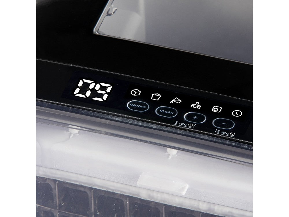 DOMO DO9301IB Ice Cube Maker – 20kg/24h, 3.2L Tank, 3 Cube Sizes, LED Display – view 11