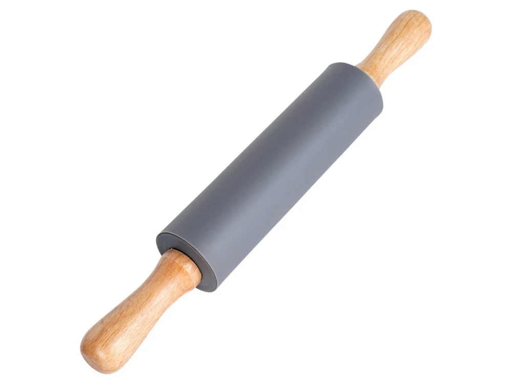 Vilde Silicone Baking Mat 65×45cm with Rolling Pin – Non-Stick, Heat Resistant, Grey – view 11