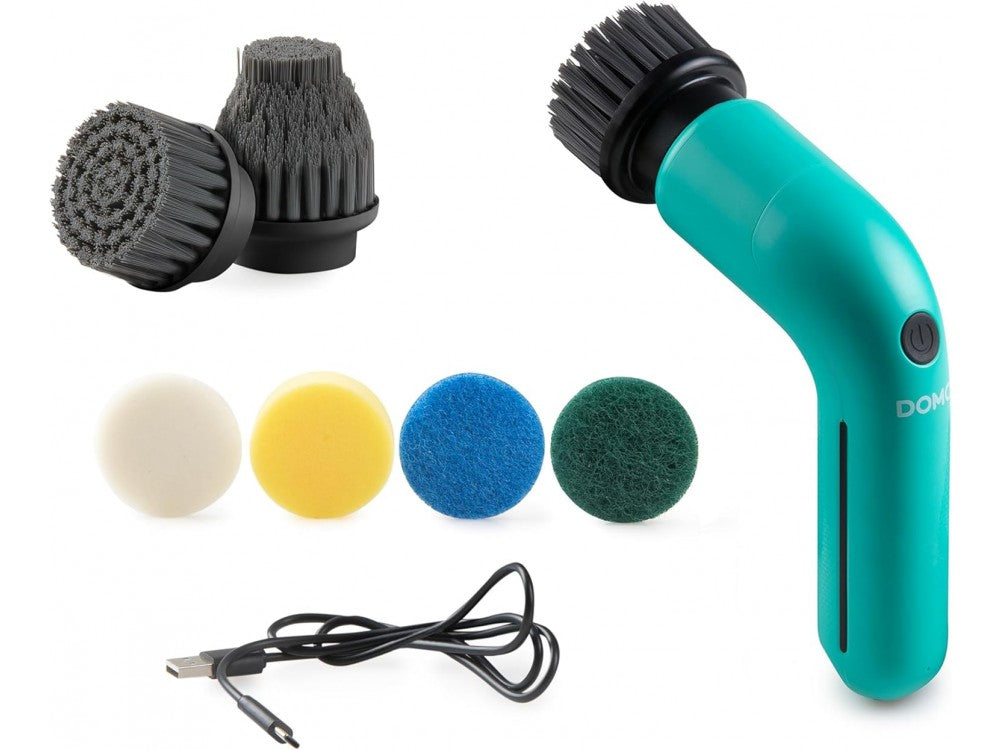 DOMO 6-in-1 Rechargeable Electric Cleaning Brush IPX7 with 6 Heads – view 12