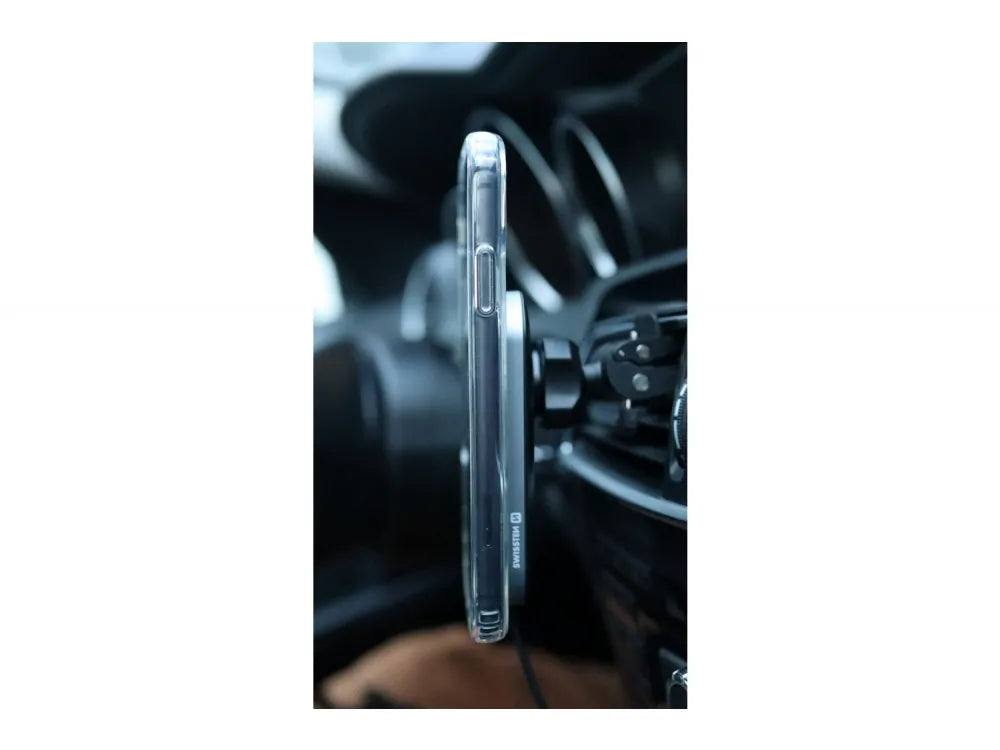 Swissten 2-in-1 Magnetic Car Holder with MagSafe Wireless Charging 15W – Vent Mount, Black – view 12