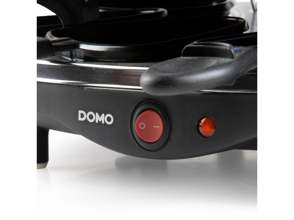 DOMO Raclette Grill DO9038G – 1200W, 8 Enamelled Pans & Wooden Spatulas, PFAS-Free – view 12