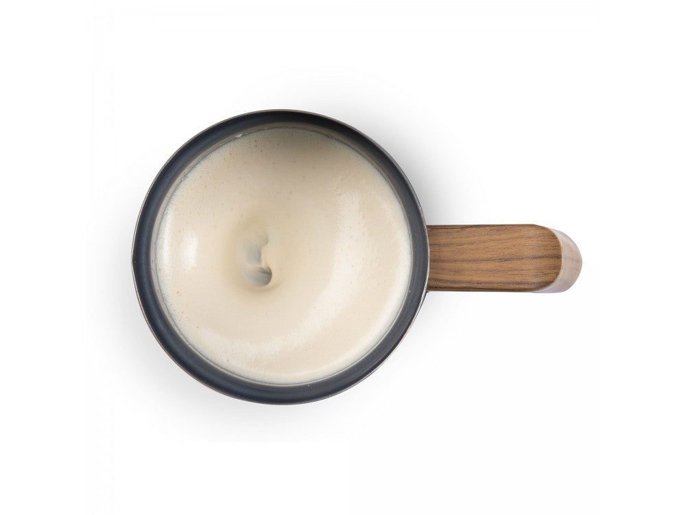 DOMO Wood You Milk Frother – Hot or Cold Foam, 150ml / 300ml, Matt Grey – view 12