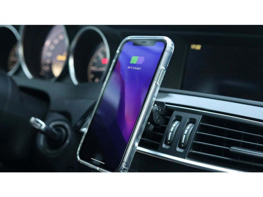 Swissten 2-in-1 Magnetic Car Holder with MagSafe Wireless Charging 15W – Vent Mount, Black – view 13