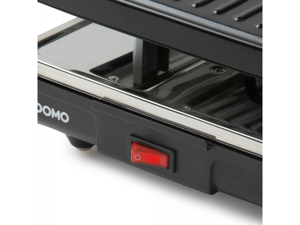 DOMO Just Us Raclette Grill DO9147G – 600W Cast Iron, 4 Pans, PFAS-Free – view 13
