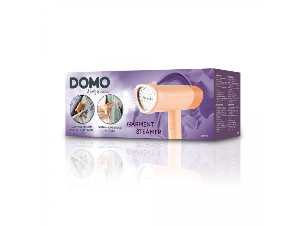 DOMO Handheld Garment Steamer 1300W – 100ml Tank, 20g/min Steam – view 14