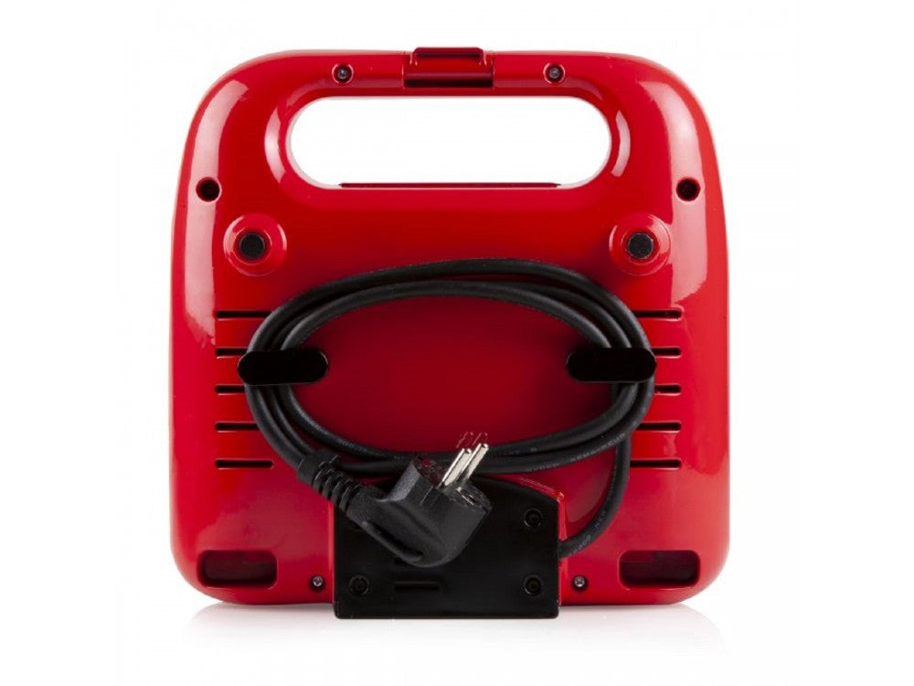 DOMO Snack Party 5-in-1 – Toaster / Snack Maker, 5 Removable Plates, PFAS-free, Red – view 15