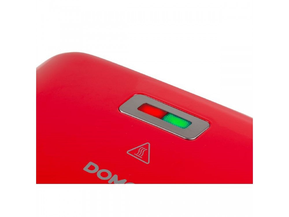 DOMO Snack Party 5-in-1 – Toaster / Snack Maker, 5 Removable Plates, PFAS-free, Red – view 16