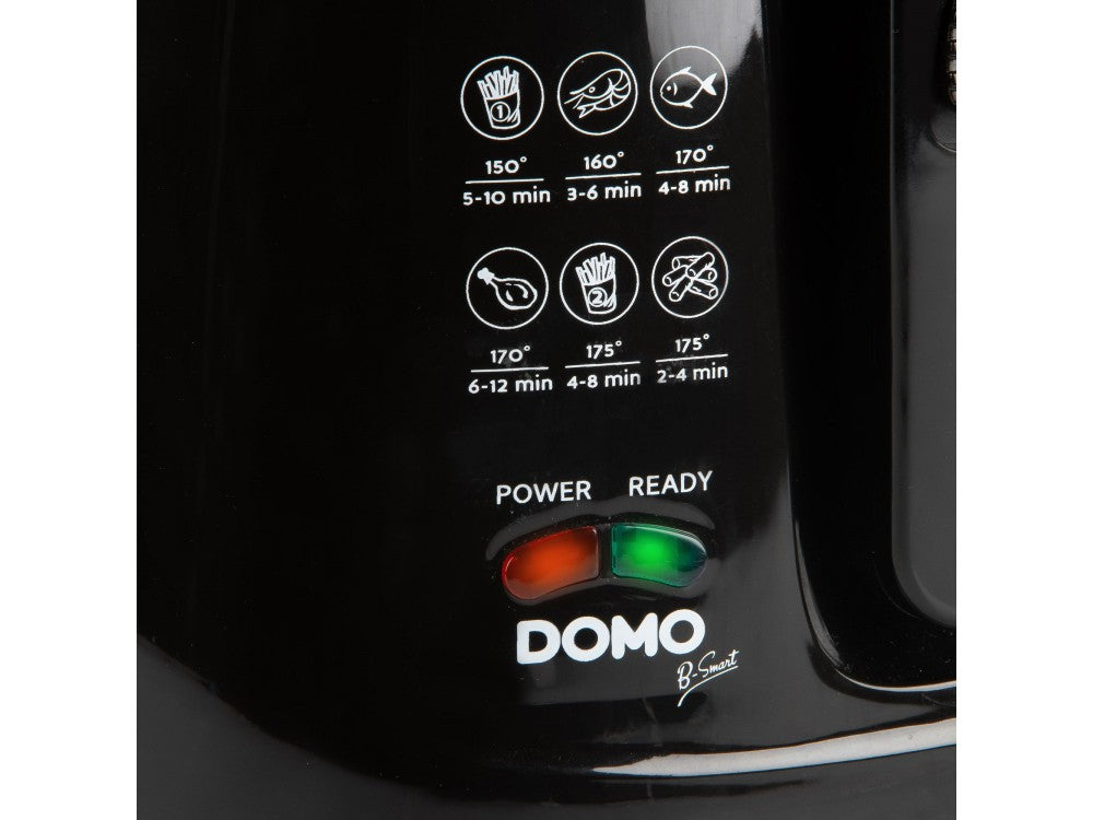 DOMO Deep Fryer B-Smart 2.5L 1800W – Viewing Window, Odour Filter, Cool-Touch, Black – view 18