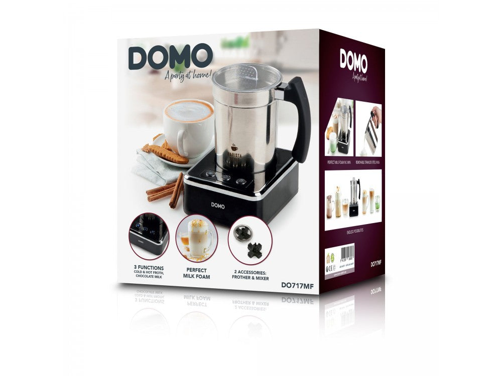 DOMO Perfect Foam Milk Frother DO717MF – Hot & Cold, Stainless Steel, 200ml – view 19