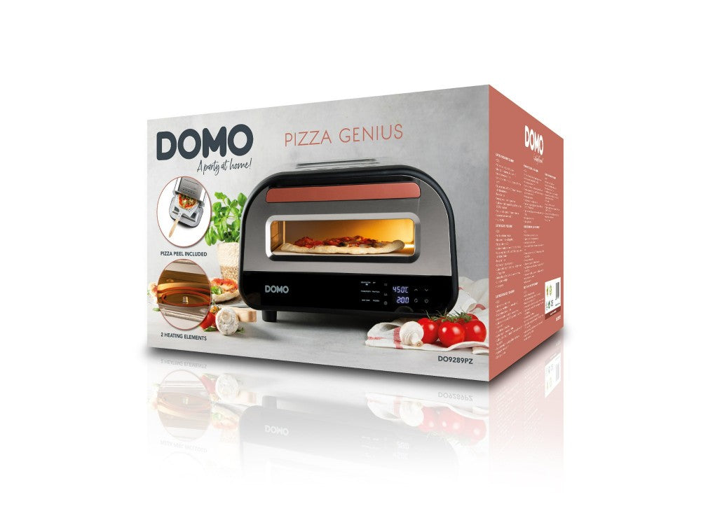 DOMO Pizza Genius Pizza Maker with Cordierite Stone Up to 450°C, PFAS-free + Pizza Server – view 19
