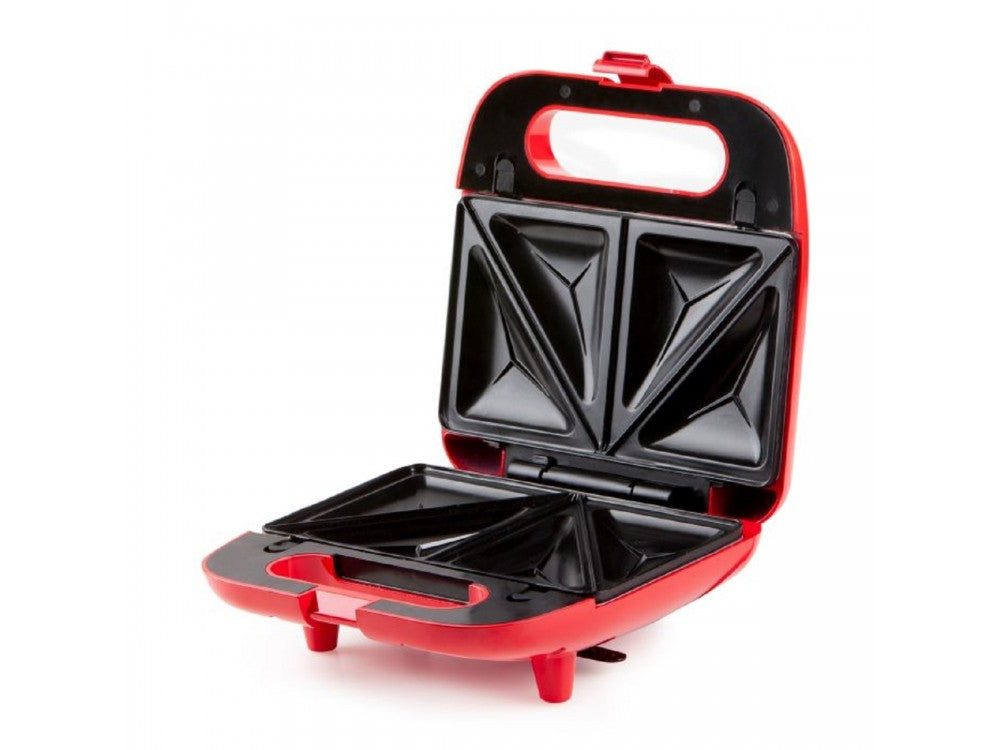 DOMO Snack Party 5-in-1 – Toaster / Snack Maker, 5 Removable Plates, PFAS-free, Red – view 20