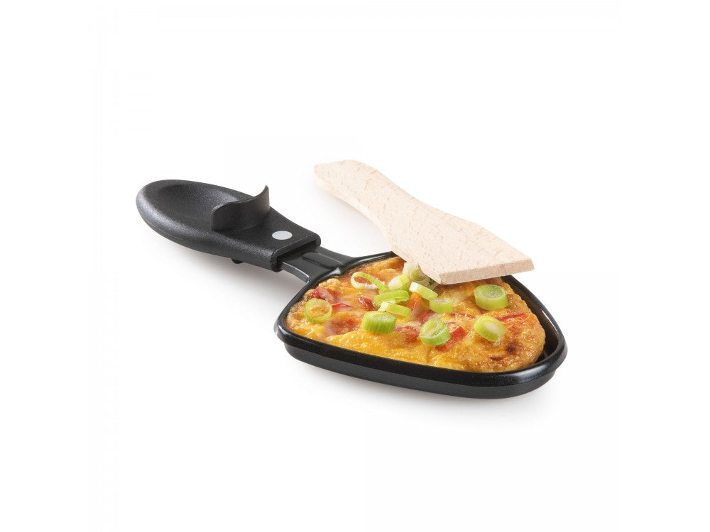 DOMO Raclette Grill DO9038G – 1200W, 8 Enamelled Pans & Wooden Spatulas, PFAS-Free – view 21