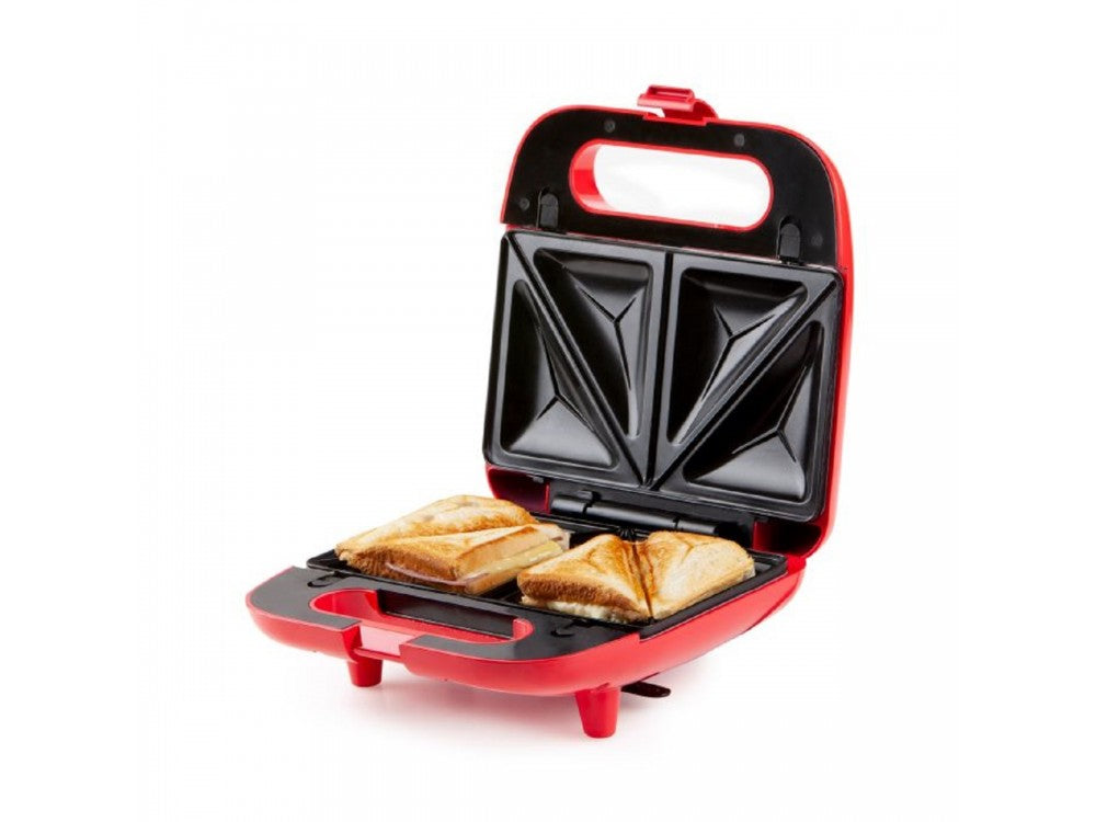 DOMO Snack Party 5-in-1 – Toaster / Snack Maker, 5 Removable Plates, PFAS-free, Red – view 21