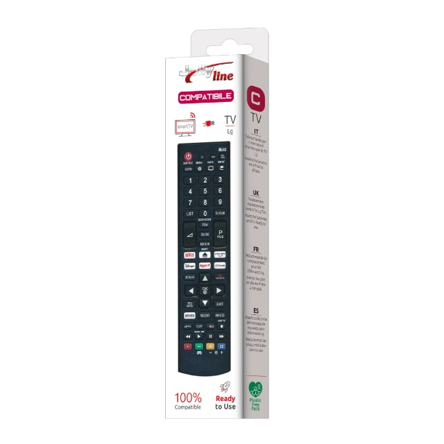 GBS Elettronica Universal TV Remote — Side View