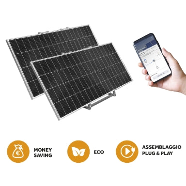 Φωτοβολταϊκό Κιτ KIT SMART 6 600 W – 2×375 Wp Μονοκρυσταλλικά & Inverter CEI-021