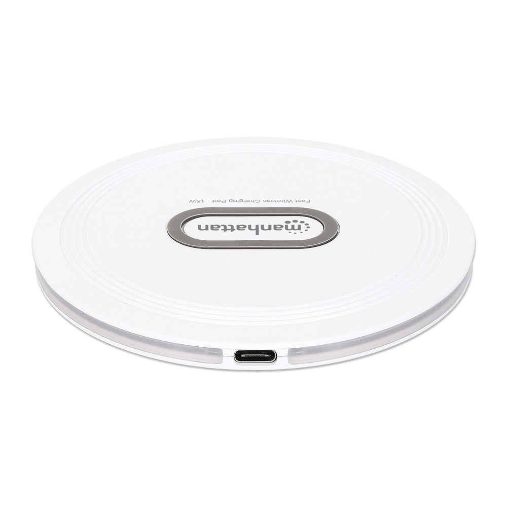 Ασύρματος Φορτιστής Qi Manhattan I-CHARGE-WR15W 15W – Είσοδος USB-C & Προστασία FOD