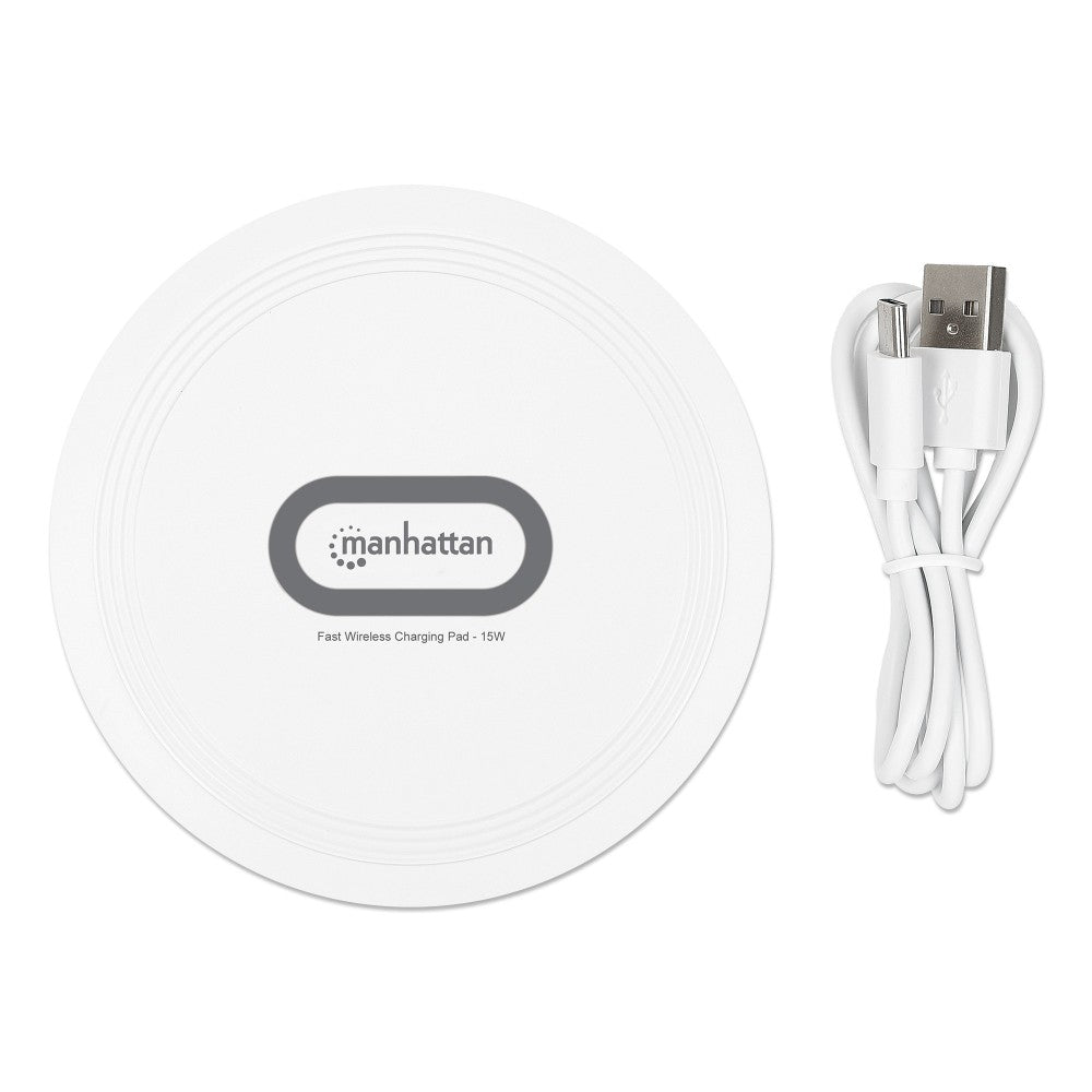 Ασύρματος Φορτιστής Qi Manhattan I-CHARGE-WR15W 15W – Είσοδος USB-C & Προστασία FOD