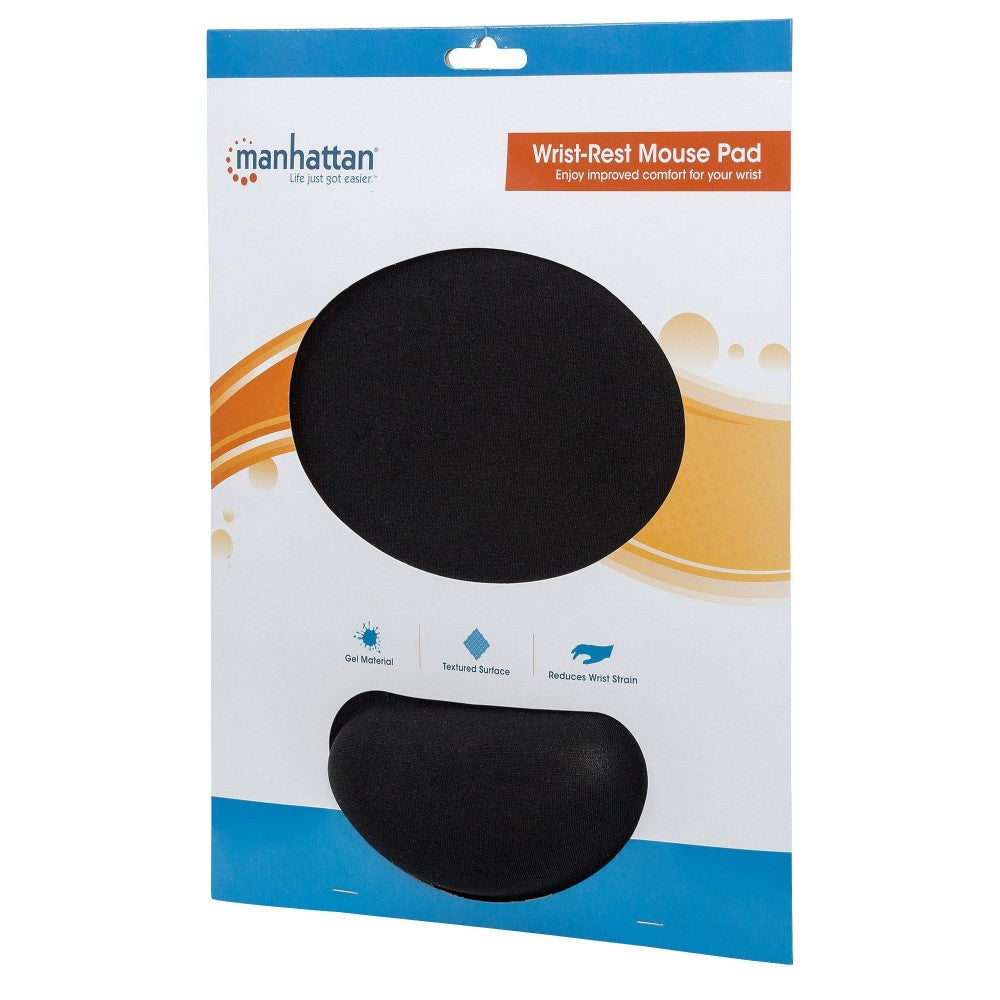 Manhattan 434386 Ergonomic Gel Wrist Rest Mouse Pad Blue - view 2