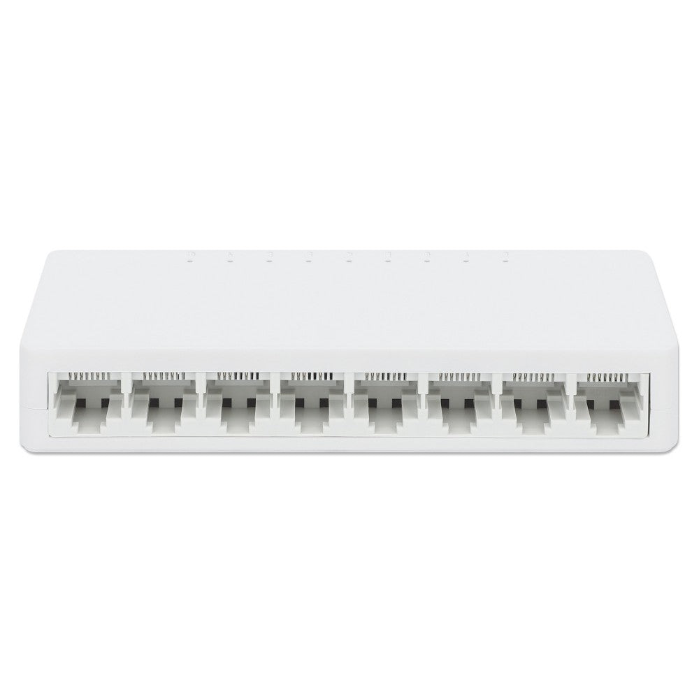 Manhattan I-SWHUB-080S 8-Port Fast Ethernet Switch – 10/100 Mbps, Auto MDI/MDX & Fanless