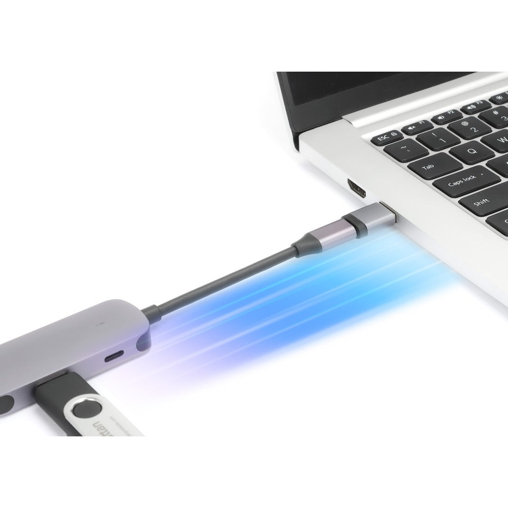 Σετ Αντάπτορα USB-C/USB-A Manhattan IADAP USB31-AC-MULTI – USB 3.2 Gen 1 & 5 Gbps