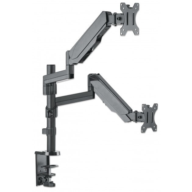Manhattan ICA-LCD G97MH Dual Monitor Desk Stand 17"-32" Gas Spring Black - view 2