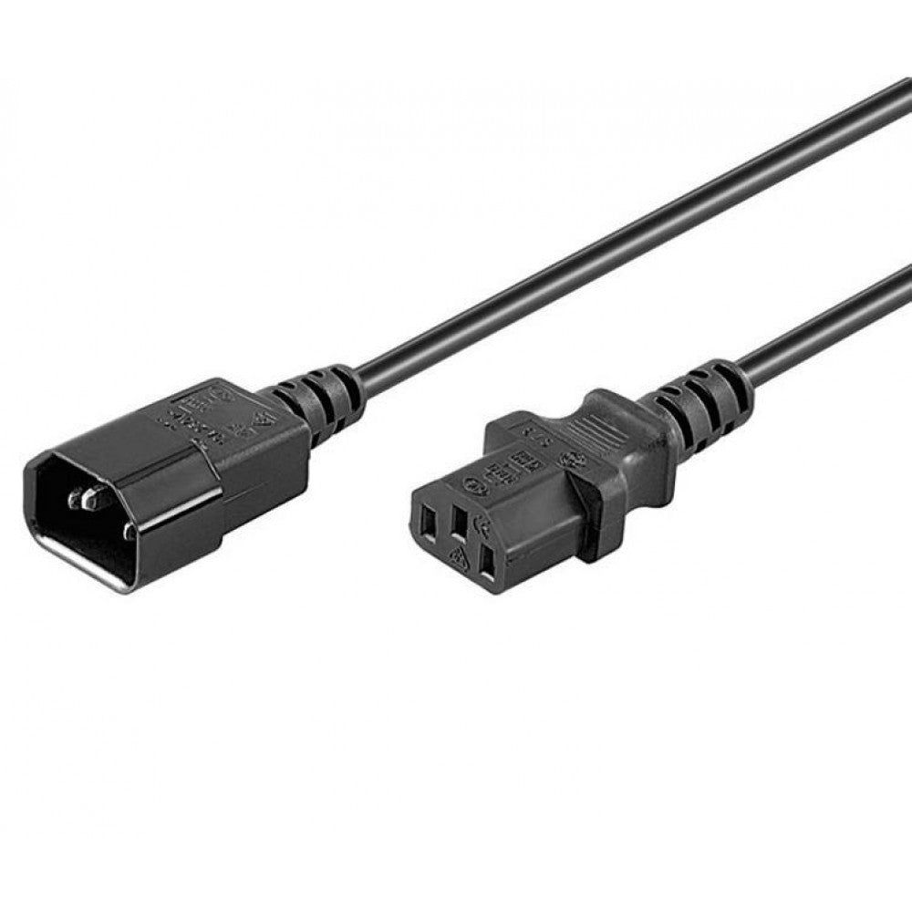 Manhattan ICOC 03-NC-05 IEC Power Cable – C13 F/C14 M, VDE Certified, 0.5m