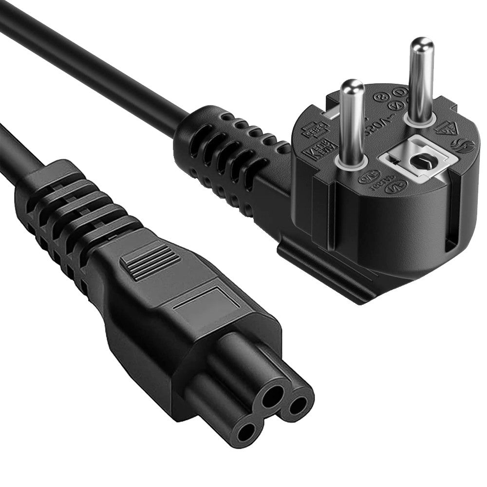 Manhattan ICOC 05-NC/ANG Καλώδιο C5-Γωνιακό Schuko 1,8 m – H05 VV-F 3G & 10A/250V AC