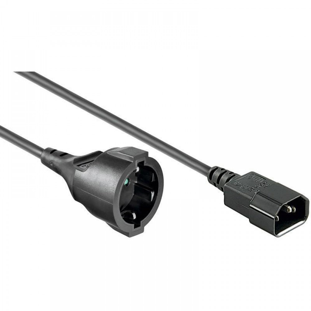 Καλώδιο Τροφοδοσίας Manhattan ICOC 067-NC-15 C14 σε Schuko – 1.5 m, 250V/10-16A & H05VV-F