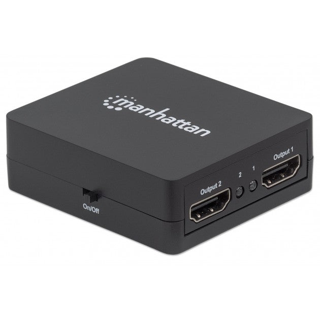 HDMI Splitter Manhattan IDATA HDMI-213C 1×2 – 1080p, 3D, HDCP 1.2 & Ενισχυτής
