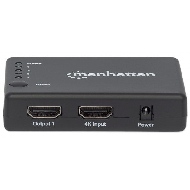 Manhattan IDATA HDMI-4K4PMH HDMI Splitter 4 Θυρών 4K – Booster, HDCP 1.4 & 3D
