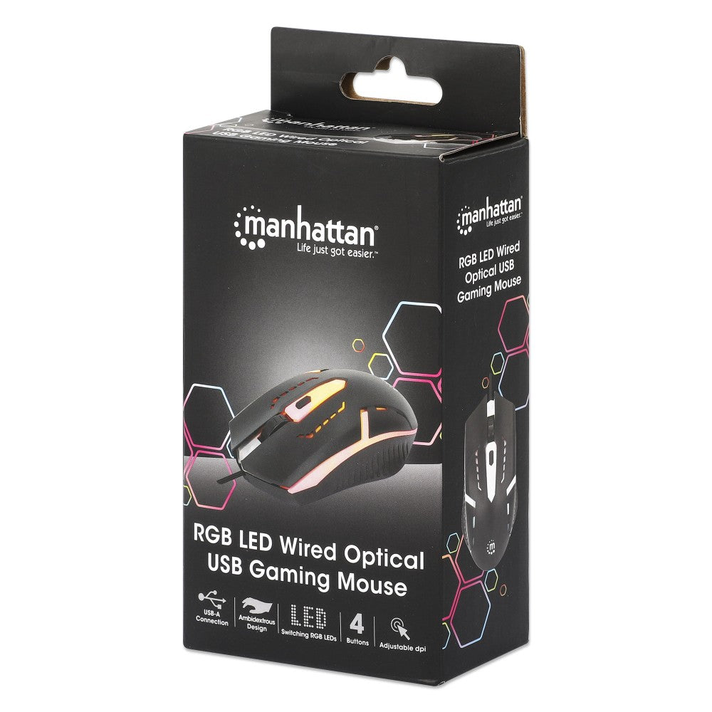 Manhattan Wired Mouse — Side View