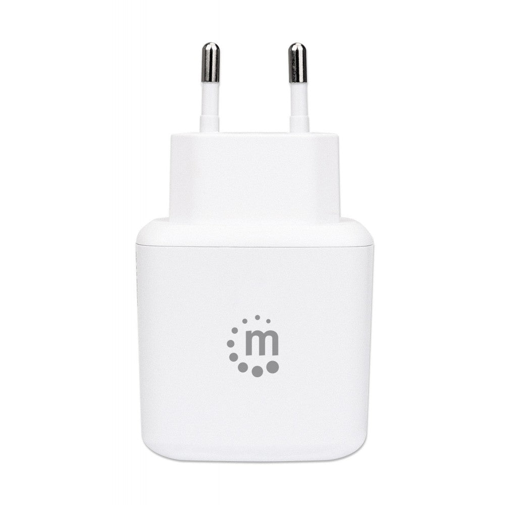 Φορτιστής Τοίχου USB-A Manhattan IPW-USB-QC3WH 18 W – Quick Charge 3.0 & 4-Way Protection