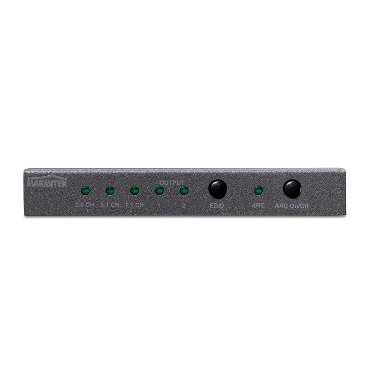 Marmitek Connect AE24 UHD 2.0 HDMI Διαχωριστής Ήχου – 4K60 HDR, ARC, Toslink & 3.5 mm