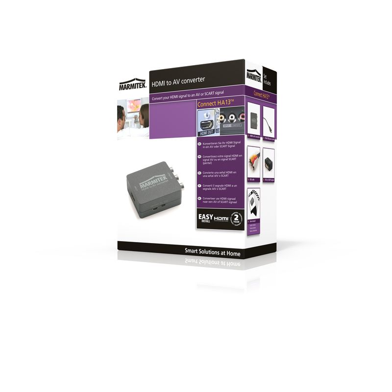 Μετατροπέας HDMI σε RCA/SCART Marmitek HA13 – 720p/1080p, PAL/NTSC & USB