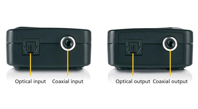 Marmitek Connect TC22 Ψηφιακός Μετατροπέας Ήχου – Toslink ⇄ Coax & Αμφίδρομος