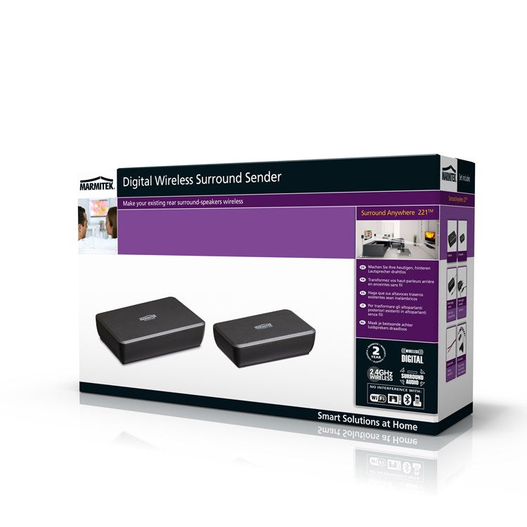 Marmitek Wireless Audio Senders — Side View