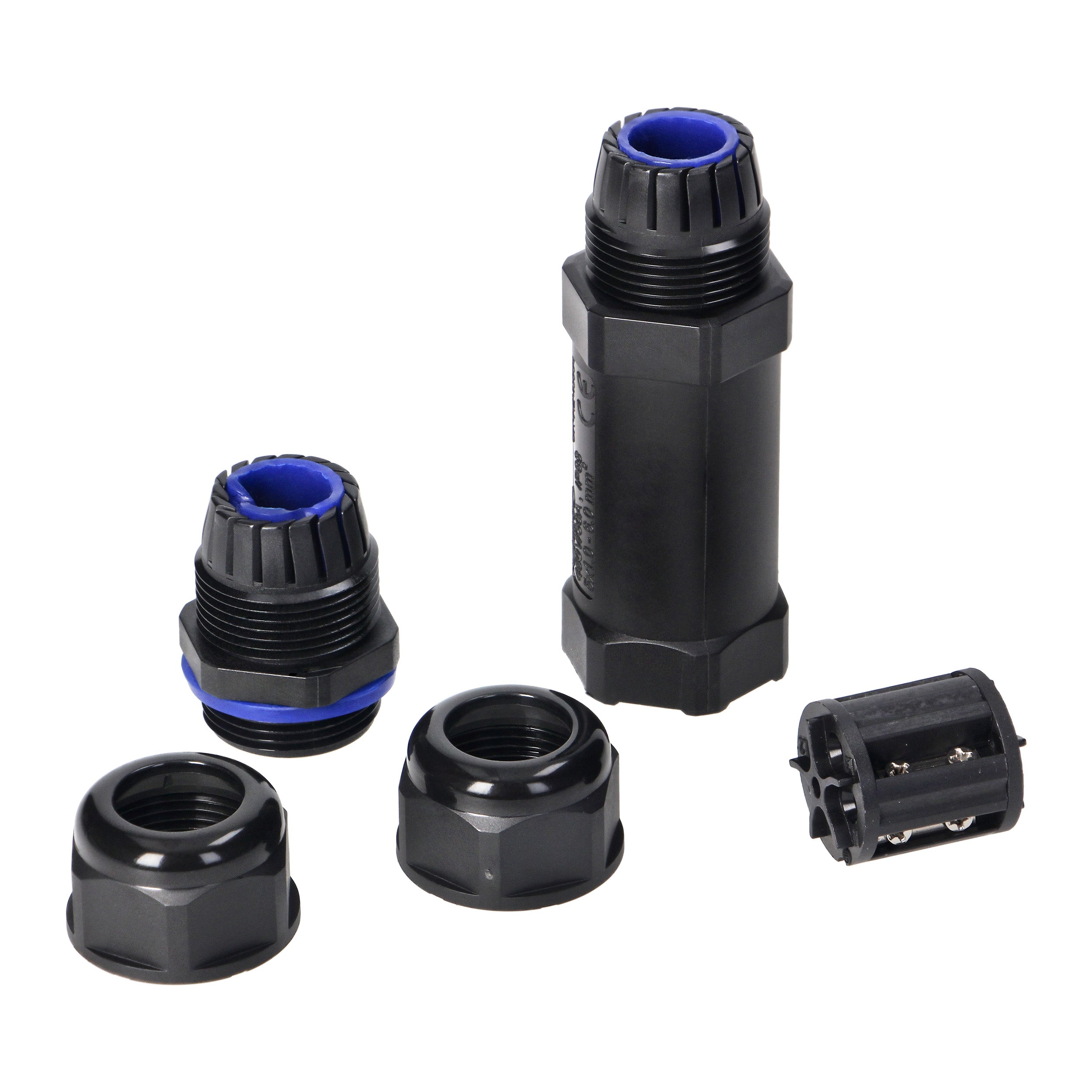 Orno 13604 Cable Connector 5×6 mm² 30A 450V – IP68 Outdoor, PA6 UV & Dual-Gasket Seal
