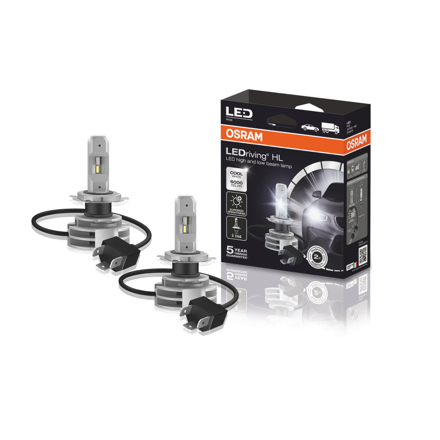 LEDVANCE OSRAM H4 LED Auto Headlight Bulb H4 — Side