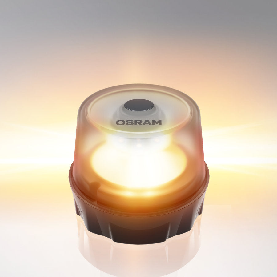 OSRAM LEDguardian ROAD FLARE Signal TA20 – 360° Πορτοκαλί Φάρος, IP54 & Φόρτιση USB-C