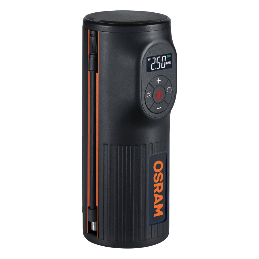 OSRAM TYREinflate 2000 OTIR2000 Επαναφορτιζόμενη Τρόμπα – 120 PSI, Auto-Stop & Power Bank