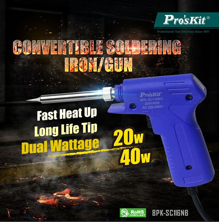 Proskit Soldering Iron — Side View
