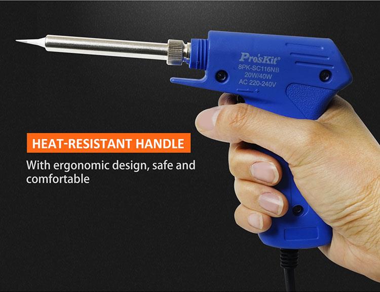 Proskit 8PK-SC116NB Convertible Soldering Iron/Gun – 20W/40W, 400°C