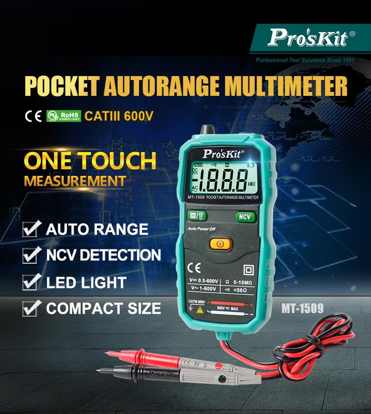 Proskit Multimeter — Detail View