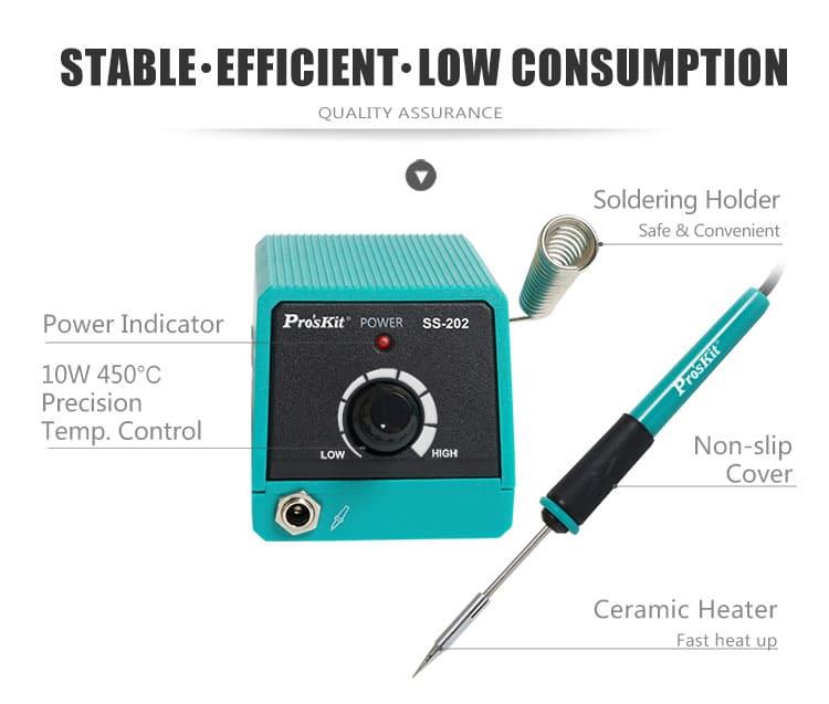 Proskit Soldering Station — Detail View