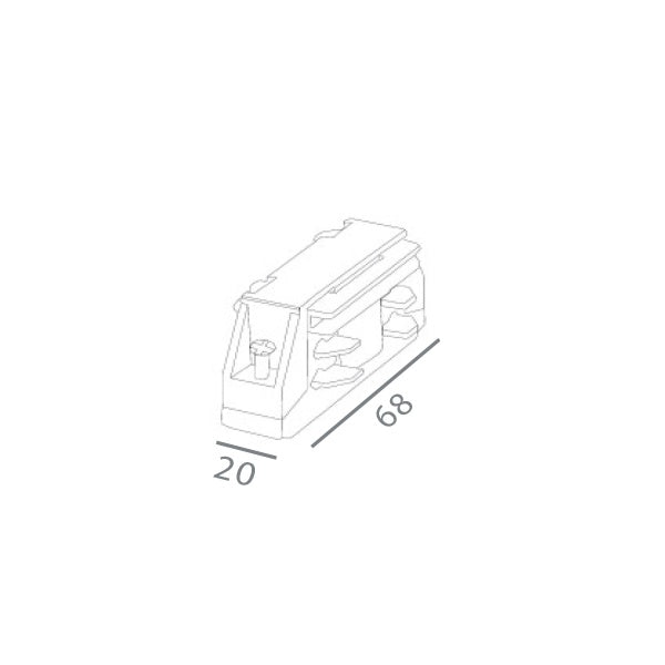 Συνδετήρας Ράγας Τριφασικής 3C/16 A/230 V – Χάλκινοι Αγωγοί & CE Λευκός