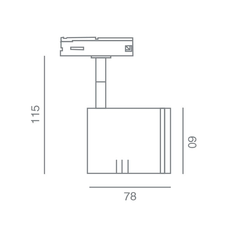 Σποτ Ράγας Turbo 2 GU10 1C 230 V Λευκό – Ρύθμιση 355°/90°, 3–50 W & Dimmable