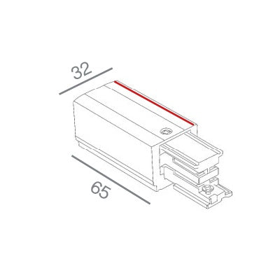Ρευματοδότης Ράγας Τριφασικής 3C/16 A/230 V – Γείωση Δεξιά, Χάλκινοι Αγωγοί & CE Λευκός